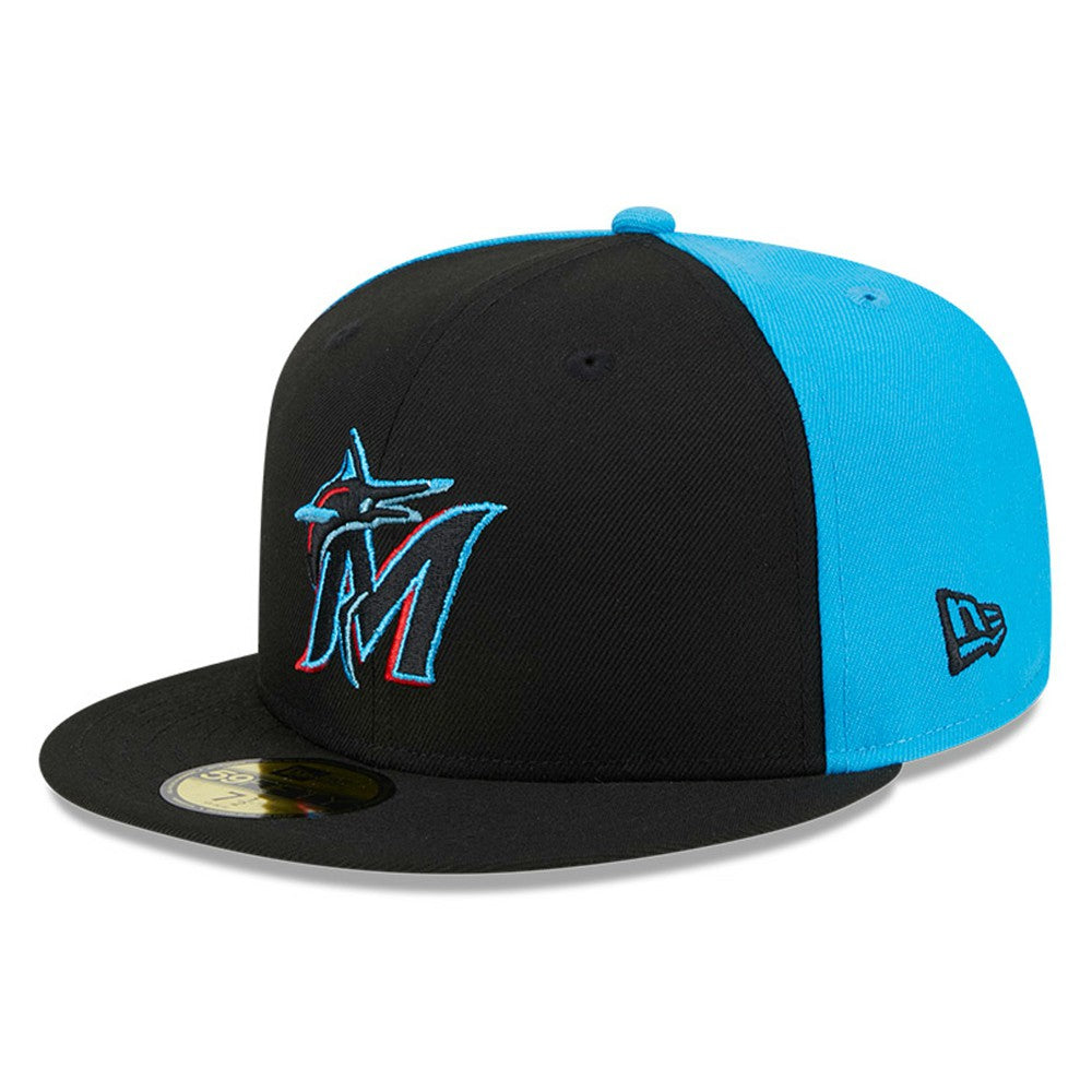 Miami Marlins New Era Gameday Sideswipe 59FIFTY Fitted Hat | MLB Outlet