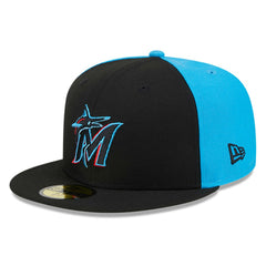 Miami Marlins New Era Gameday Sideswipe 59FIFTY Fitted Hat | MLB Outlet