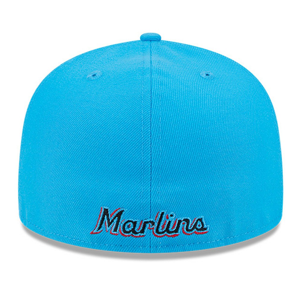 Miami Marlins New Era Gameday Sideswipe 59FIFTY Fitted Hat | MLB Outlet