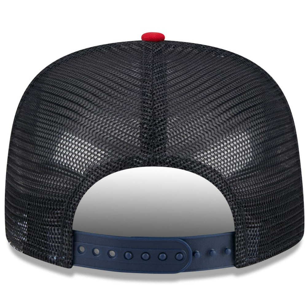 Boston Red Sox New Era Team Foam Front A-Frame Trucker 9FIFTY Snapback Hat | MLB On Sale