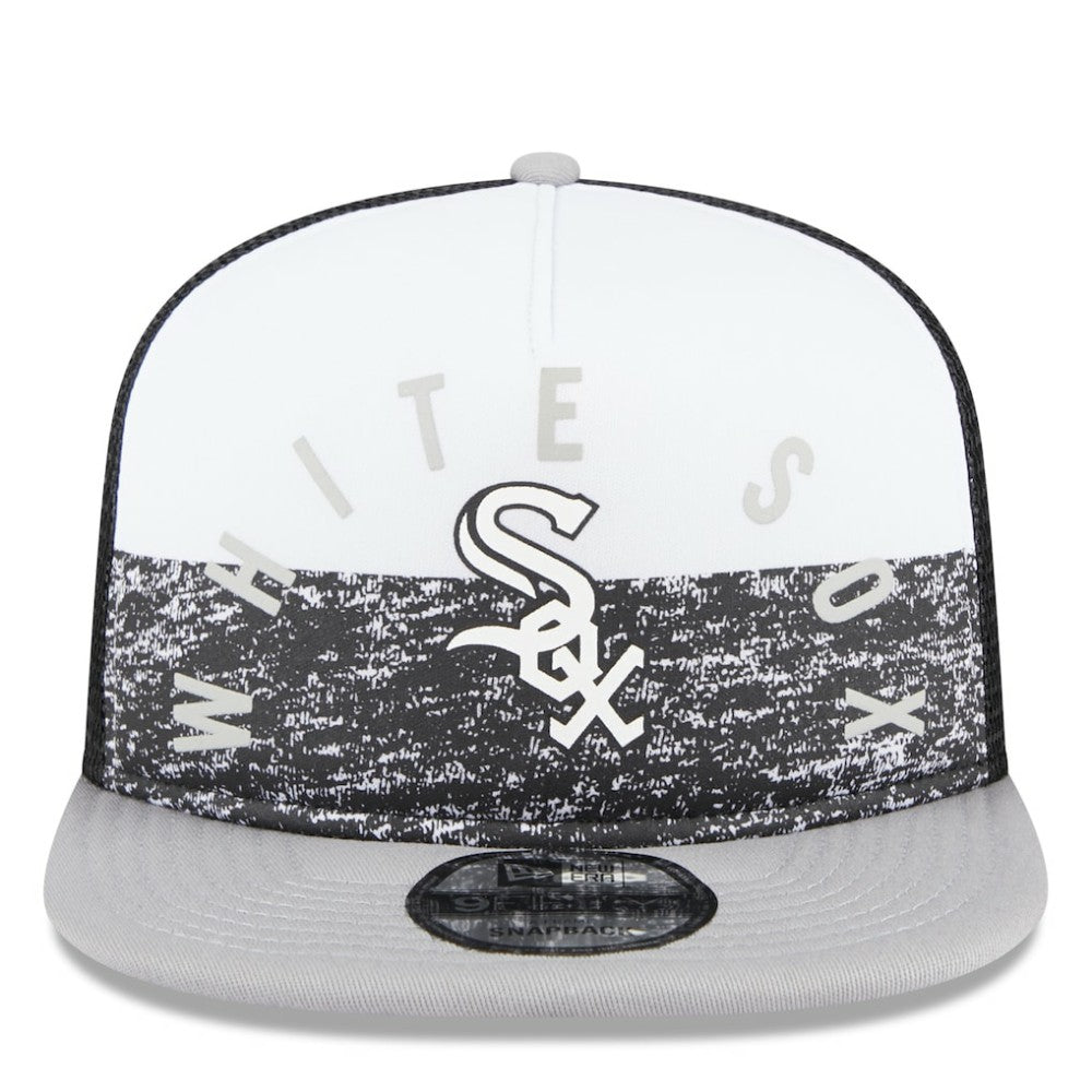 Chicago White Sox New Era Team Foam Front A-Frame Trucker 9FIFTY Snapback Hat | MLB Shop