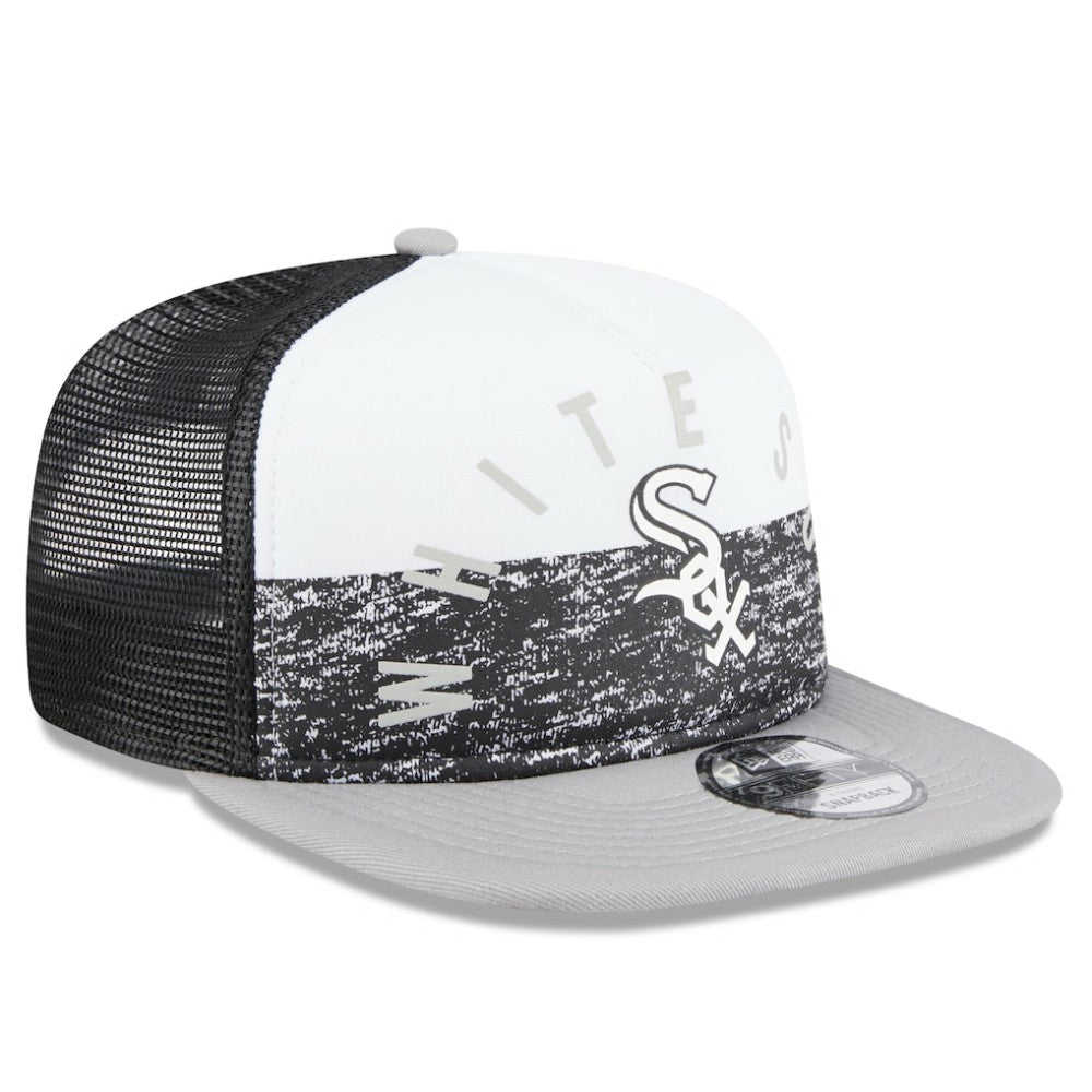 Chicago White Sox New Era Team Foam Front A-Frame Trucker 9FIFTY Snapback Hat | MLB Shop