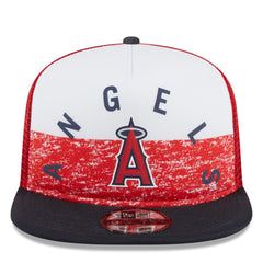Los Angeles Angels New Era Team Foam Front A-Frame Trucker 9FIFTY Snapback Hat | MLB Shop