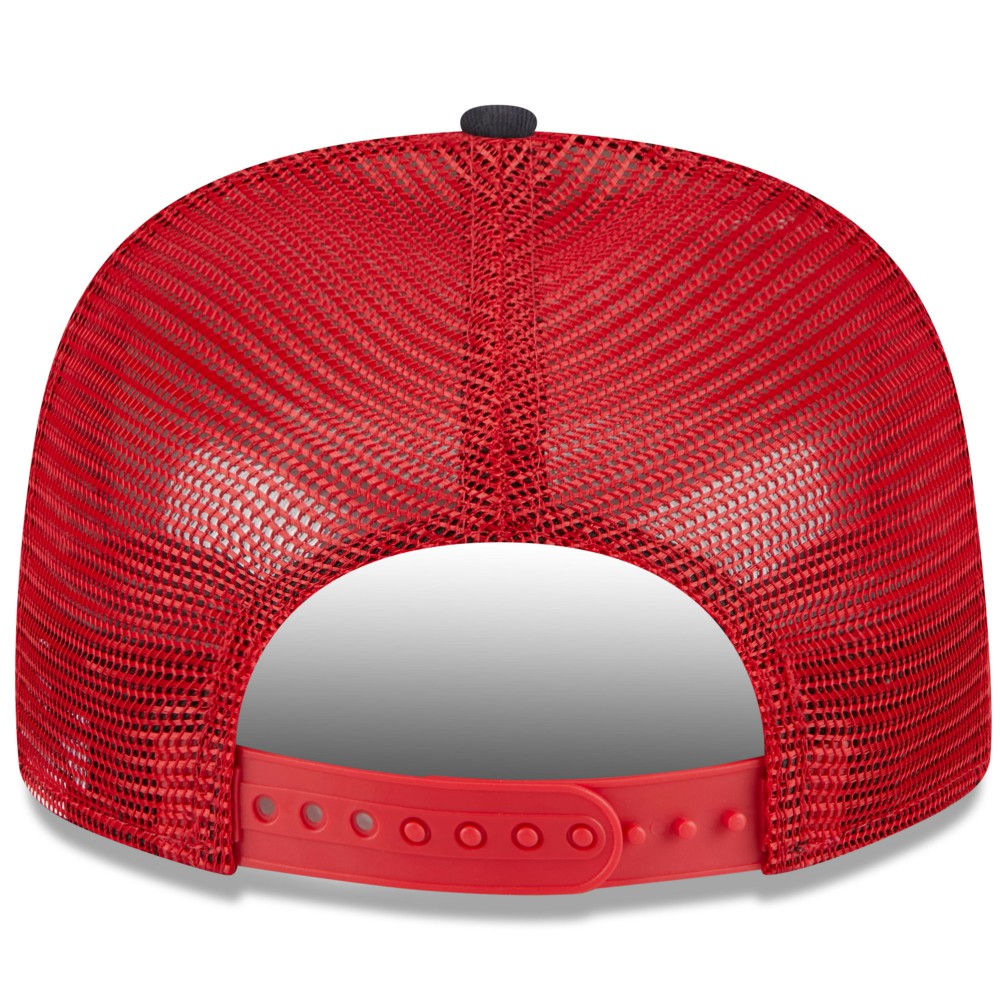Los Angeles Angels New Era Team Foam Front A-Frame Trucker 9FIFTY Snapback Hat | MLB Shop