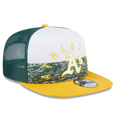 Athletics New Era Team Foam Front A-Frame Trucker 9FIFTY Snapback Hat | MLB Discount