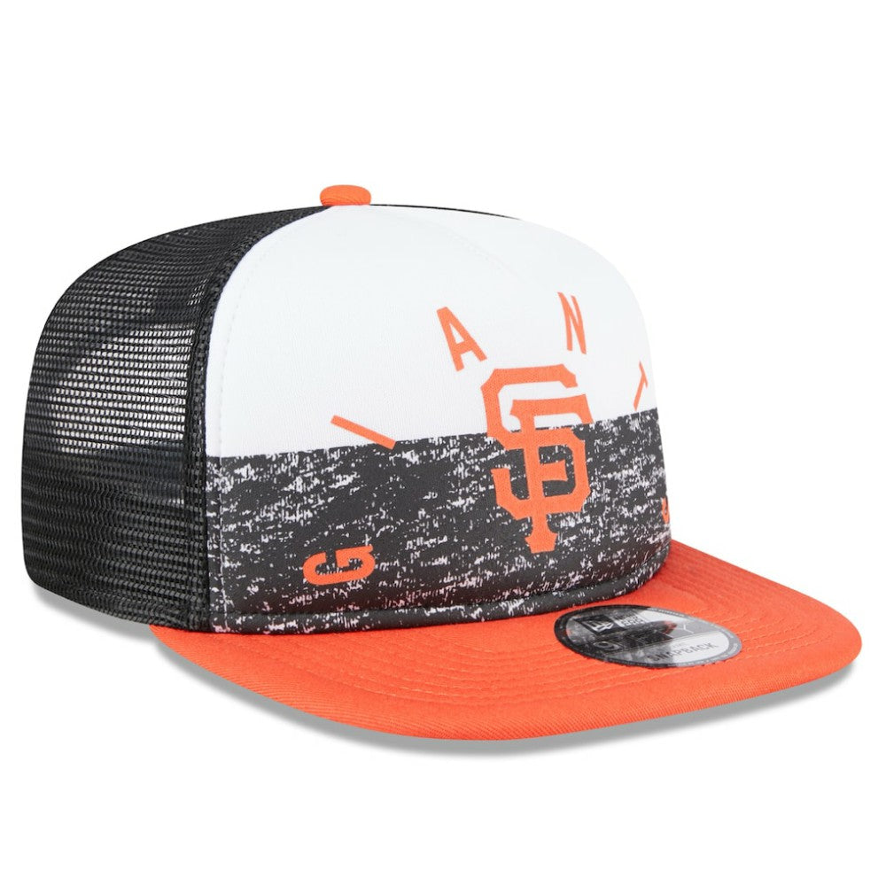 San Francisco Giants New Era Team Foam Front A-Frame Trucker 9FIFTY Snapback Hat | MLB Shop
