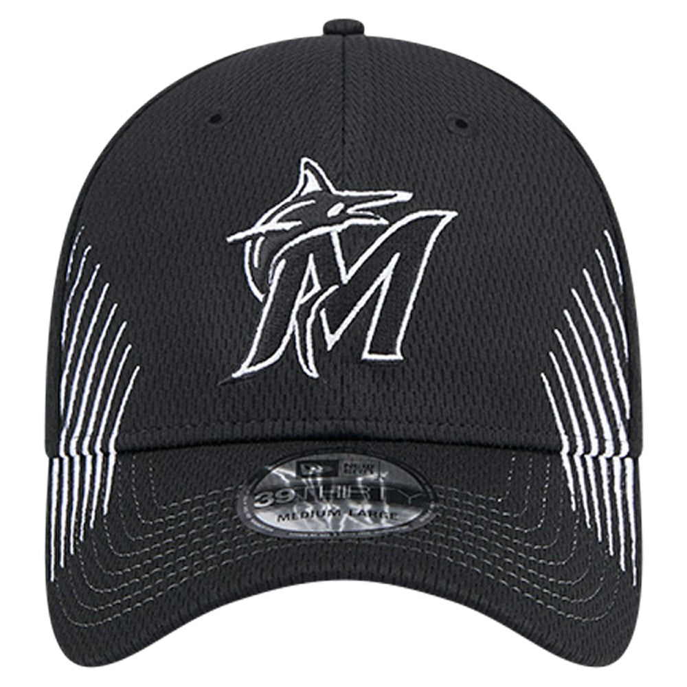 Miami Marlins New Era Active Dash Mark 39THIRTY Flex Hat | MLB Online