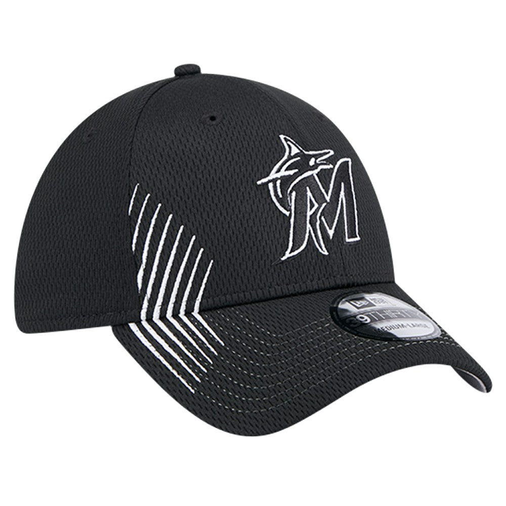 Miami Marlins New Era Active Dash Mark 39THIRTY Flex Hat | MLB Online