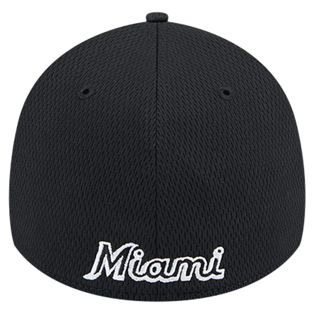 Miami Marlins New Era Active Dash Mark 39THIRTY Flex Hat | MLB Online