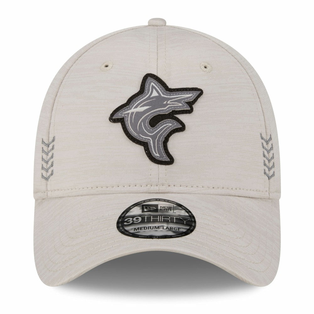 Miami Marlins New Era 2024 Clubhouse 39THIRTY Flex Hat | MLB Outlet