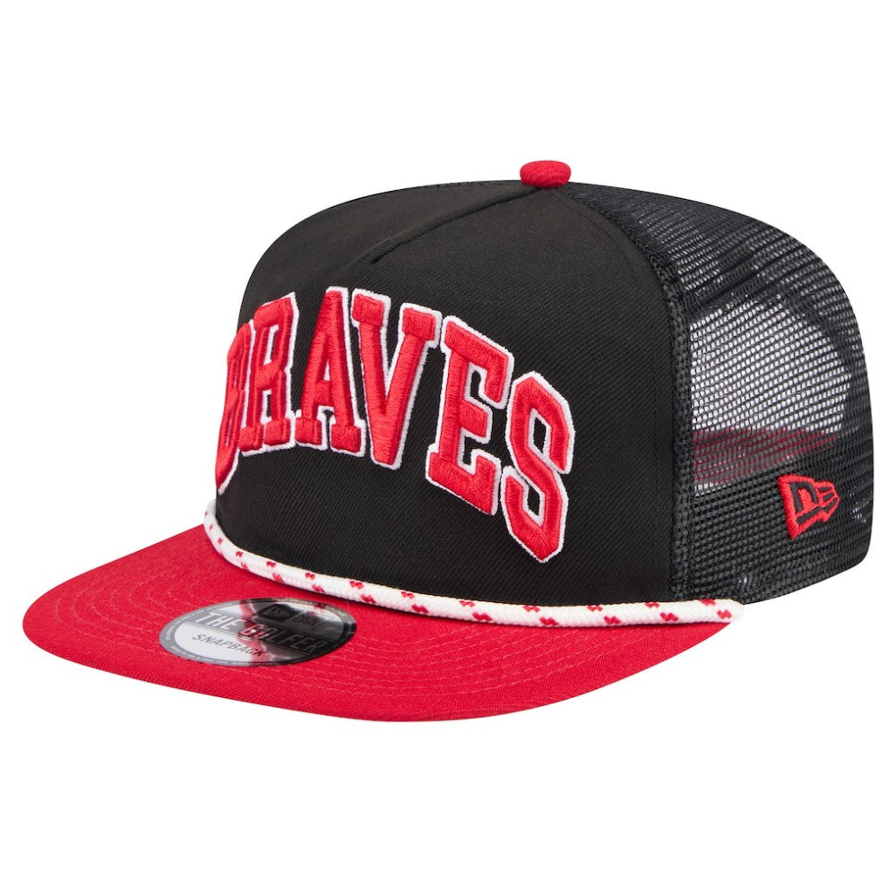 Atlanta Braves New Era Throwback Meshback Golfer Hat | MLB For sale