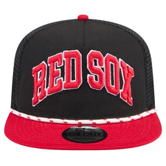 Boston Red Sox New Era Throwback Meshback Golfer Hat | MLB Outlet