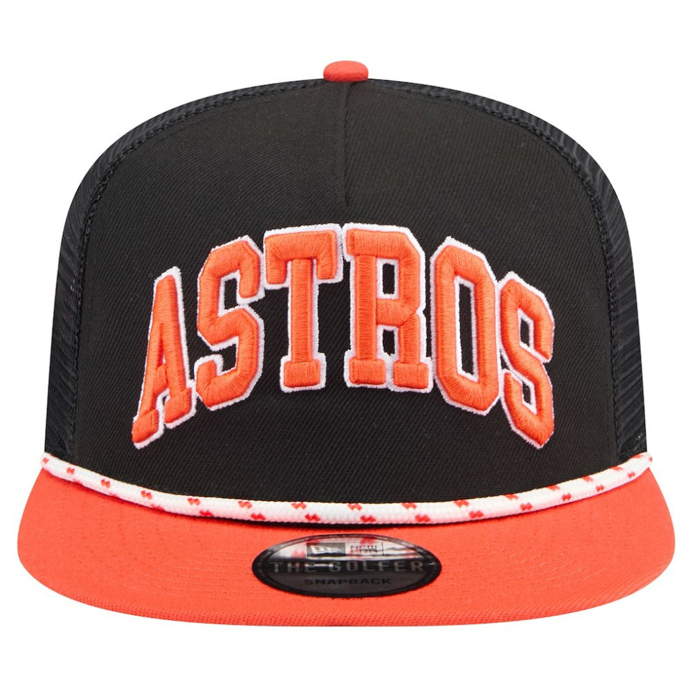 Houston Astros New Era Throwback Meshback Golfer Hat | MLB Sale