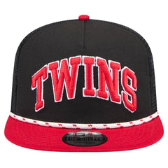 Minnesota Twins New Era Throwback Meshback Golfer Hat | MLB New