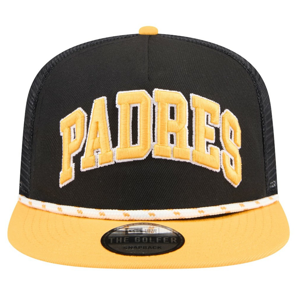 San Diego Padres New Era Throwback Meshback Golfer Hat | MLB On Sale