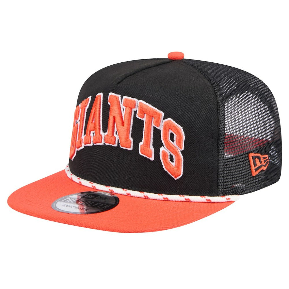 San Francisco Giants New Era Throwback Meshback Golfer Hat | MLB New
