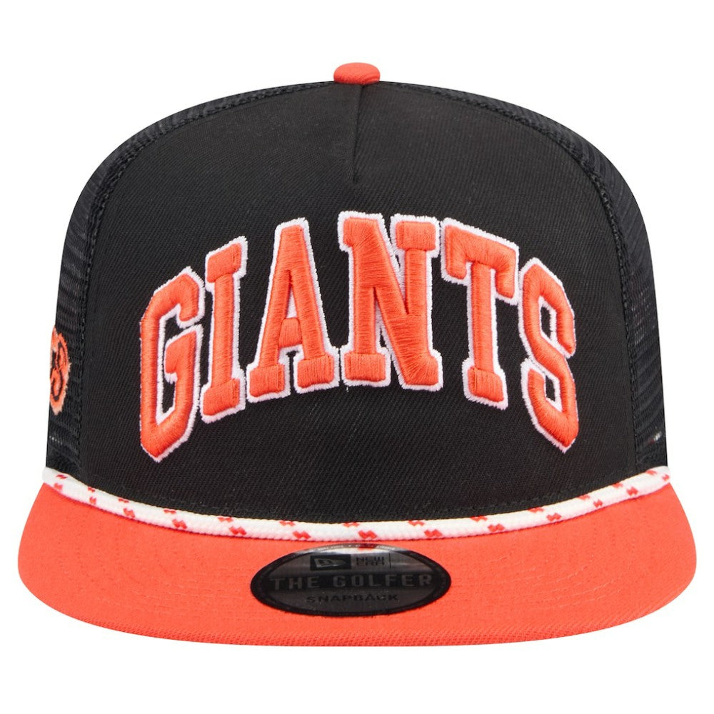 San Francisco Giants New Era Throwback Meshback Golfer Hat | MLB New