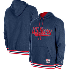 USMNT 5th & Ocean by New Era Throwback Fleece Pullover Hoodie Navy - New Era