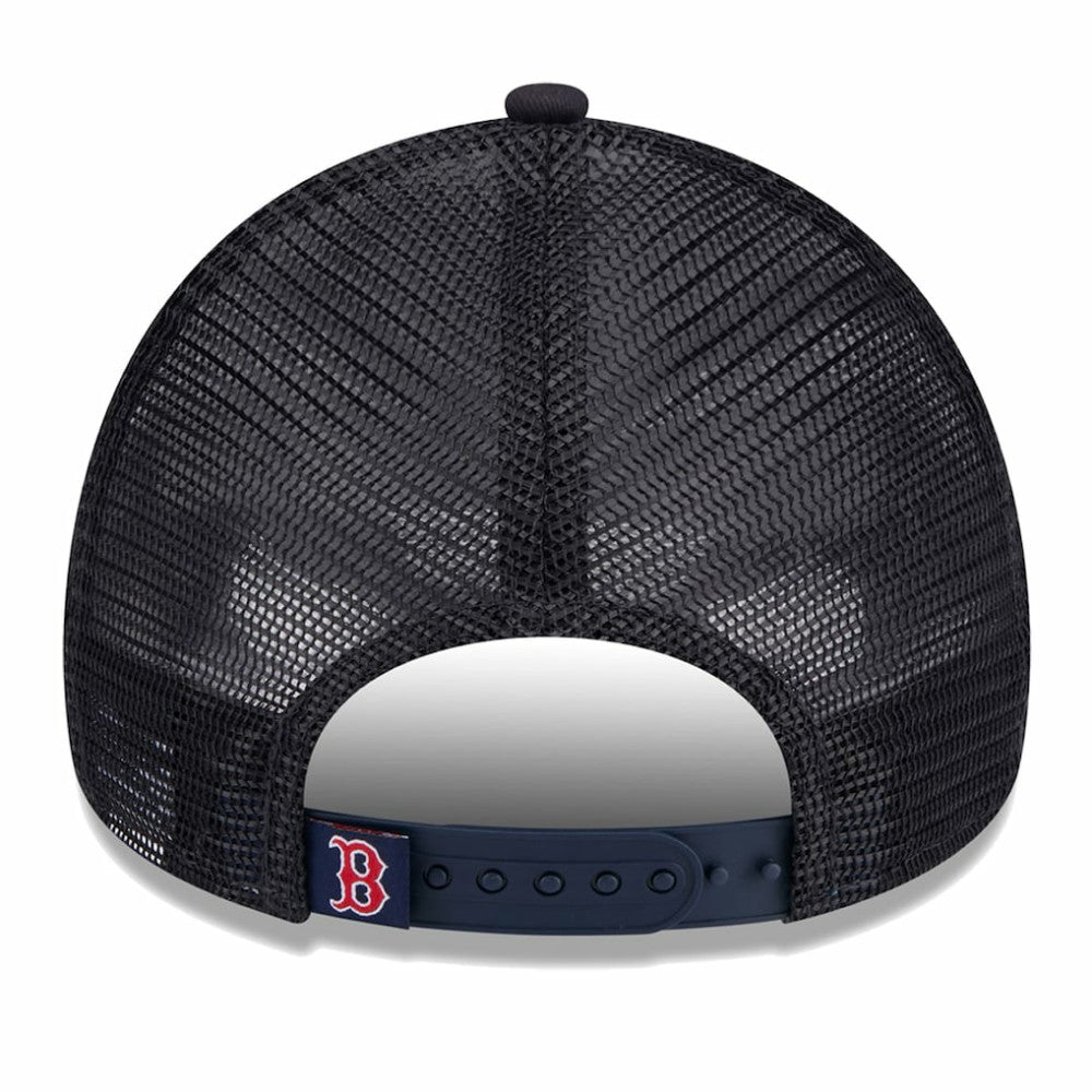 Boston Red Sox New Era Women's Throwback Team Foam Front A-Frame Trucker 9FORTY Adjustable Hat | MLB Sale