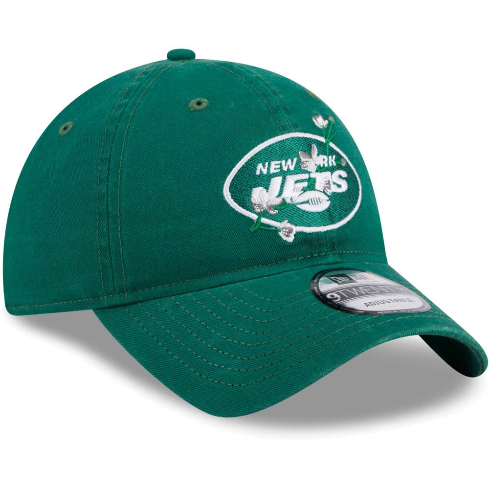New York Jets New Era Women's Game Day Flower 9TWENTY Adjustable Hat