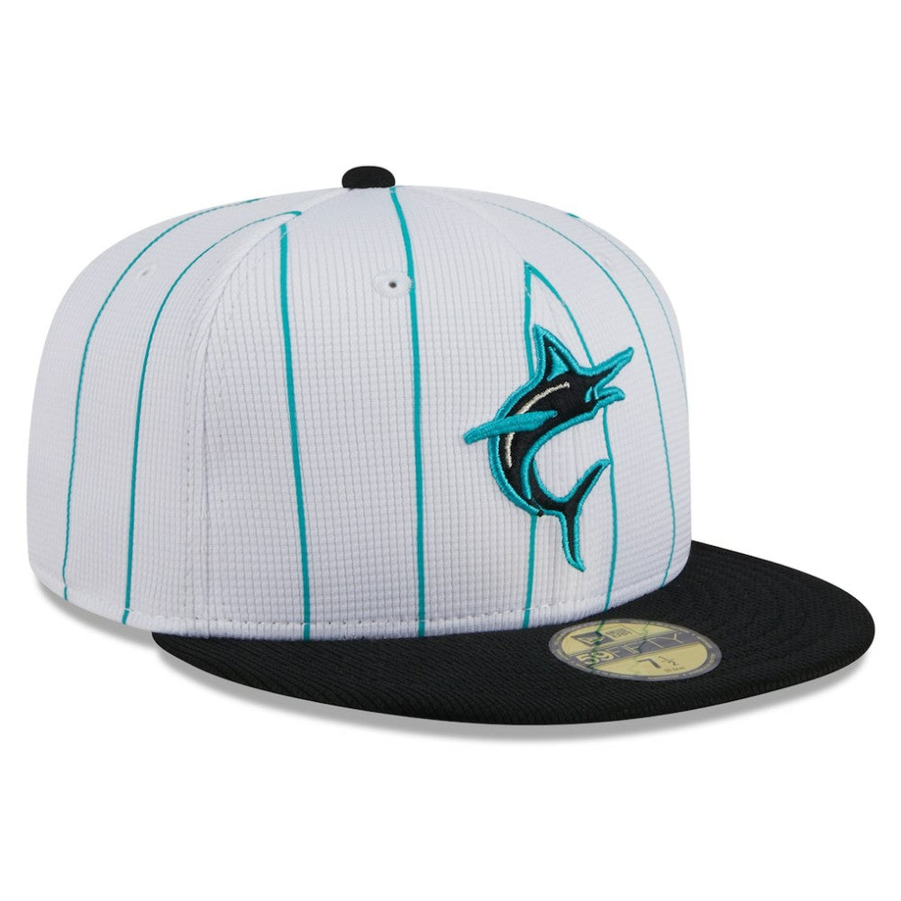 Miami Marlins New Era 2025 Batting Practice 59FIFTY Fitted Hat | MLB Shop