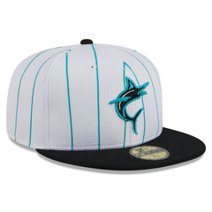 Miami Marlins New Era 2025 Batting Practice 59FIFTY Fitted Hat | MLB Shop