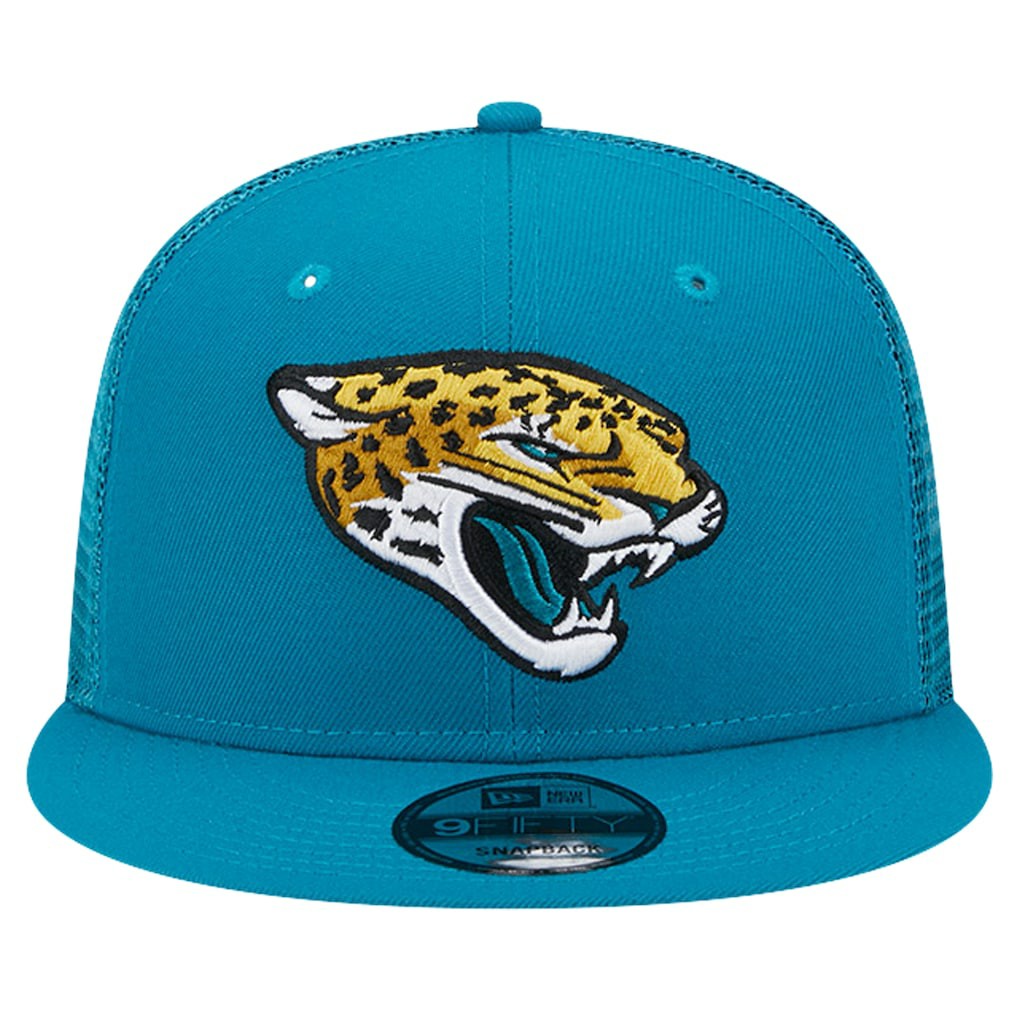 Jacksonville Jaguars New Era Main Trucker 9FIFTY Snapback Hat