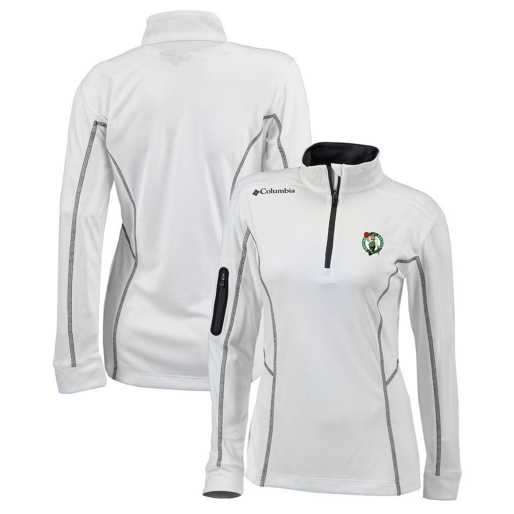 Boston Celtics Women's Omni-Wick Shotgun Quarter-Zip Pullover Top Discount