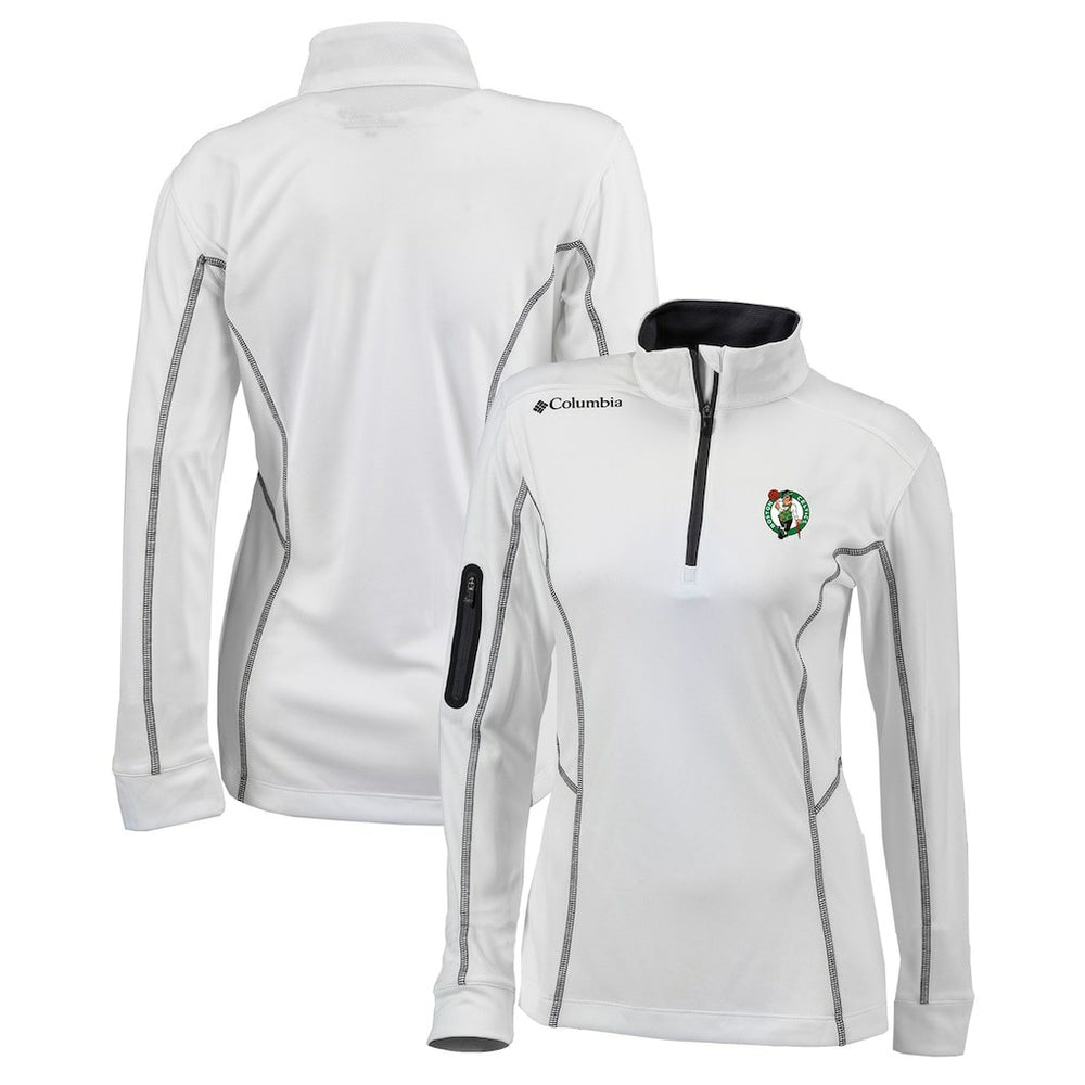 Boston Celtics Women's Omni-Wick Shotgun Quarter-Zip Pullover Top Discount