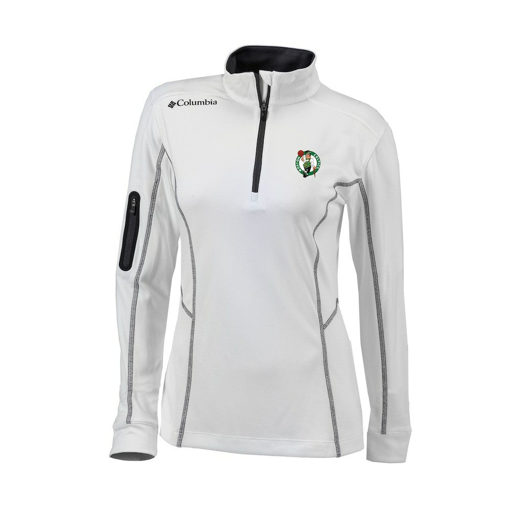 Boston Celtics Women's Omni-Wick Shotgun Quarter-Zip Pullover Top Discount