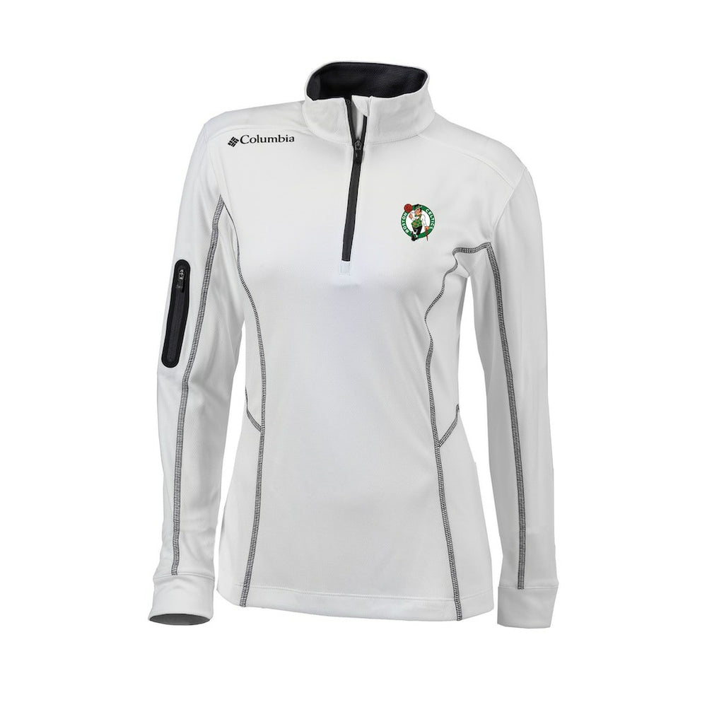 Boston Celtics Women's Omni-Wick Shotgun Quarter-Zip Pullover Top Discount