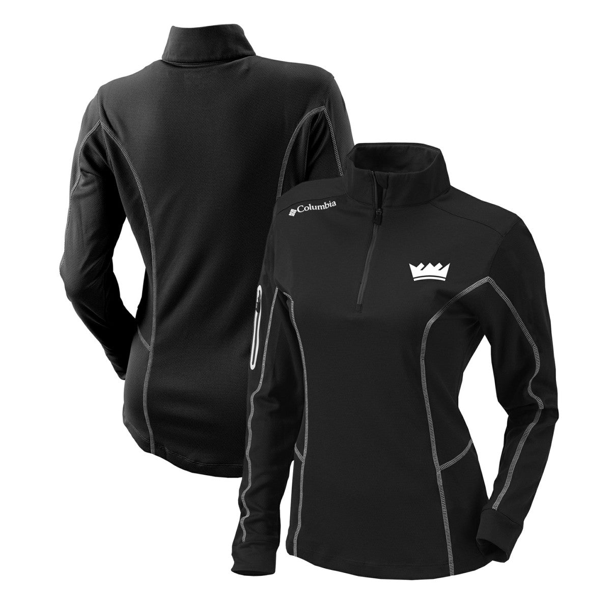 Sacramento Kings Women's Omni-Wick Shotgun Quarter-Zip Pullover Top Discount