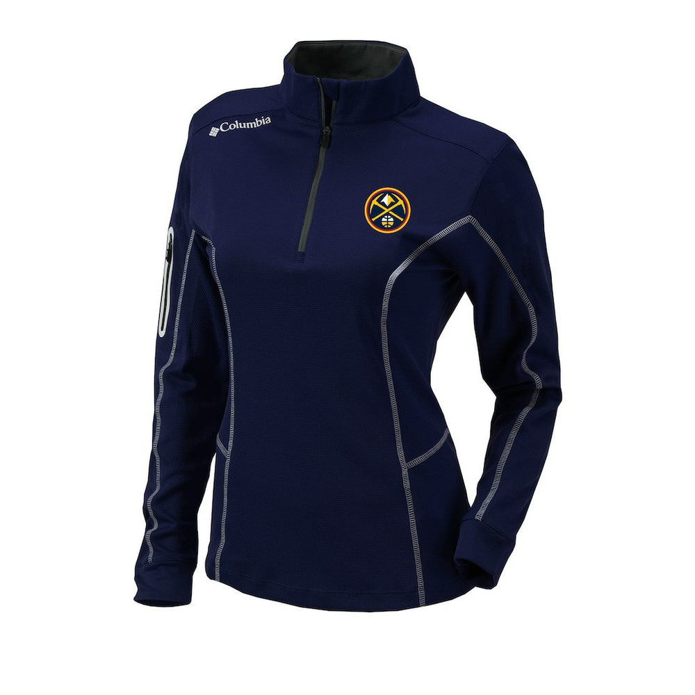 Denver Nuggets Women's Omni-Wick Shotgun Quarter-Zip Pullover Top sale On Sale