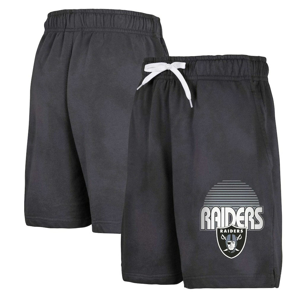 Las Vegas Raiders  Youth Beach Bum Sun-Bleached French Terry Shorts