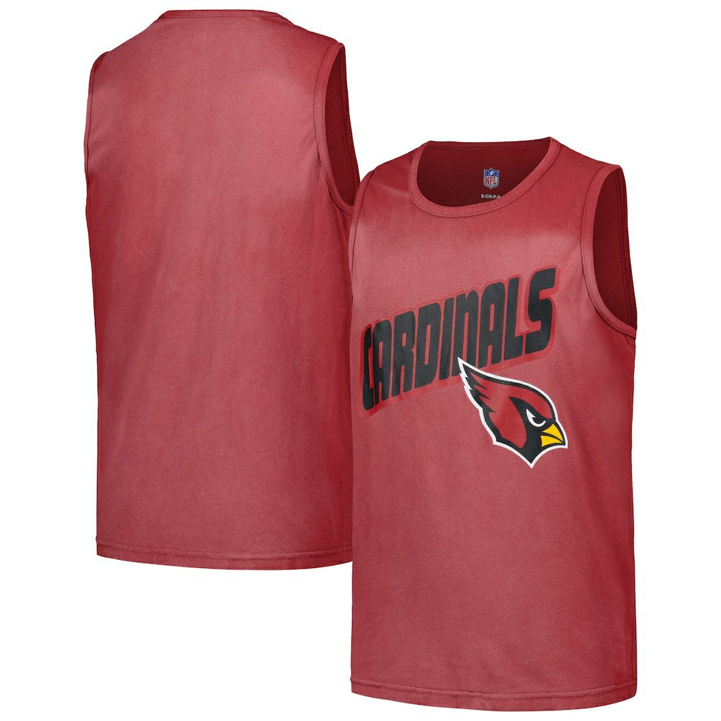 Arizona Cardinals  Youth Sun-Bleached Ride the Tide Tank Top