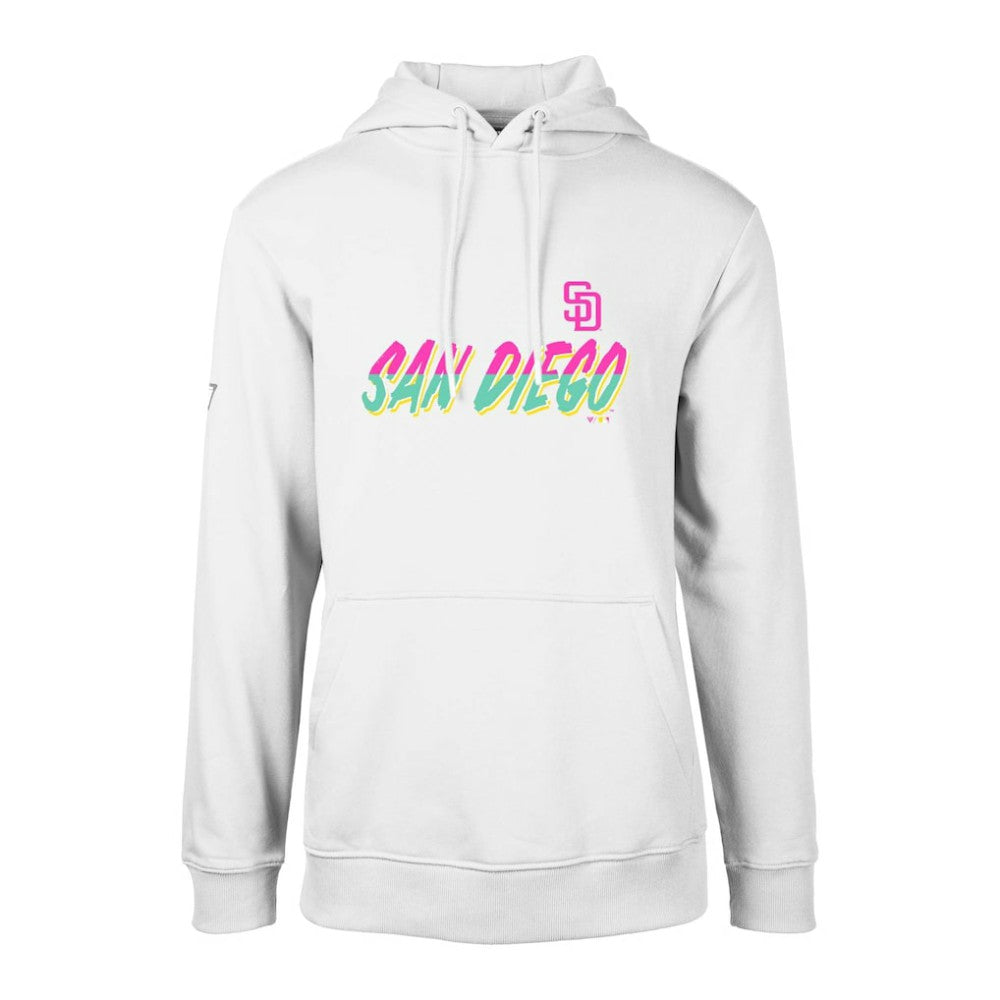 San Diego Padres Levelwear City Connect Podium Core Logo Pullover Hoodie | MLB On Sale