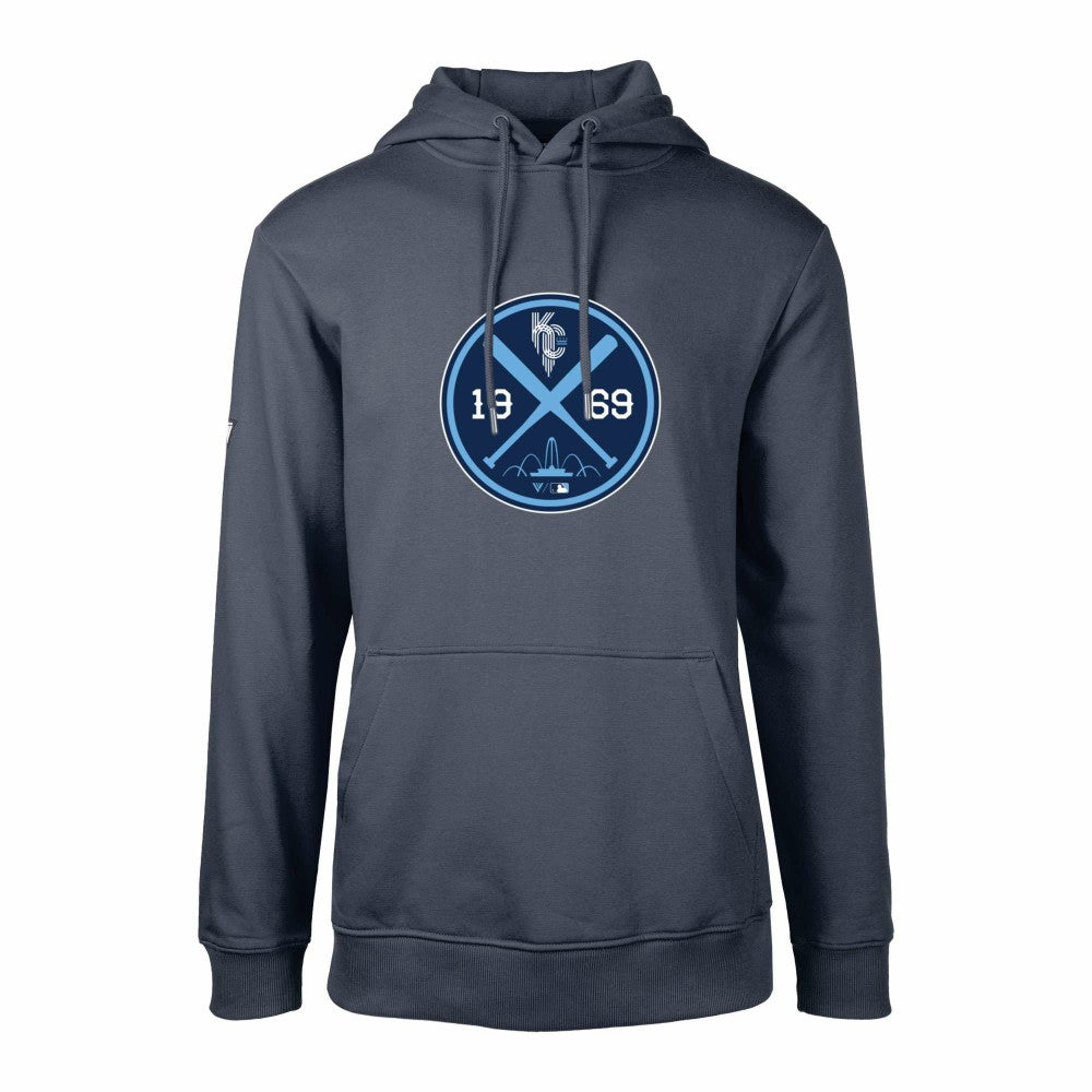 Kansas City Royals Levelwear City Connect Podium Strike Pullover Hoodie | MLB On Sale