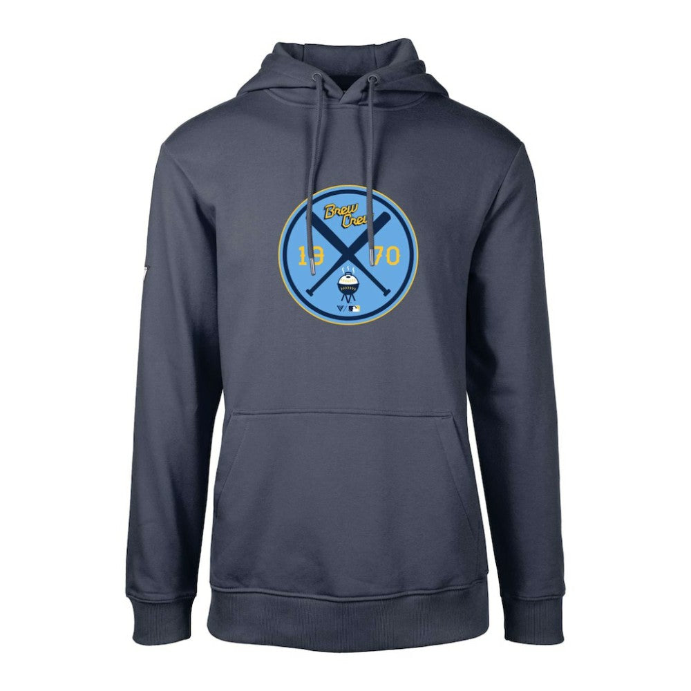 Milwaukee Brewers Levelwear City Connect Podium Strike Pullover Hoodie | MLB Near me