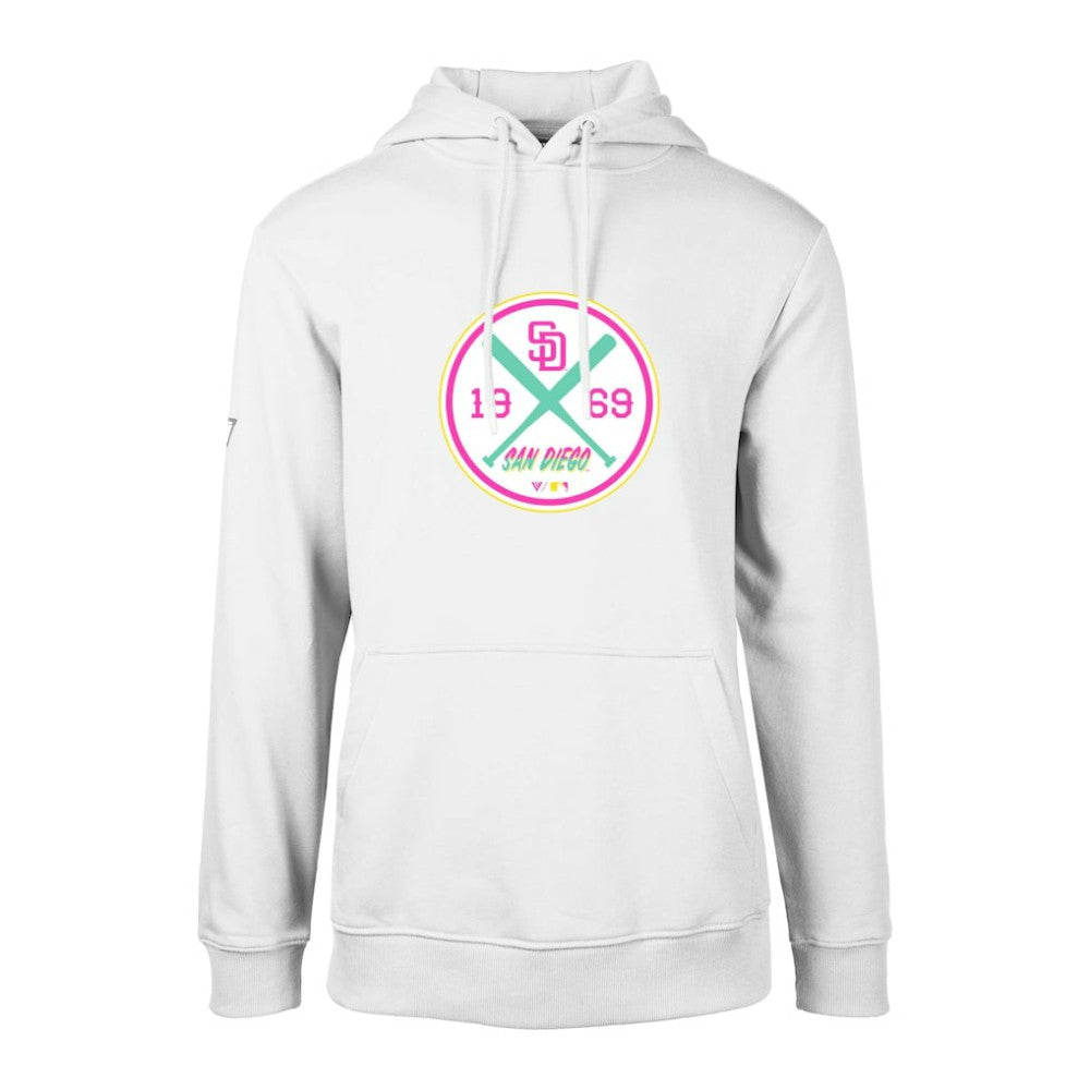 San Diego Padres Levelwear City Connect Podium Strike Pullover Hoodie | MLB US