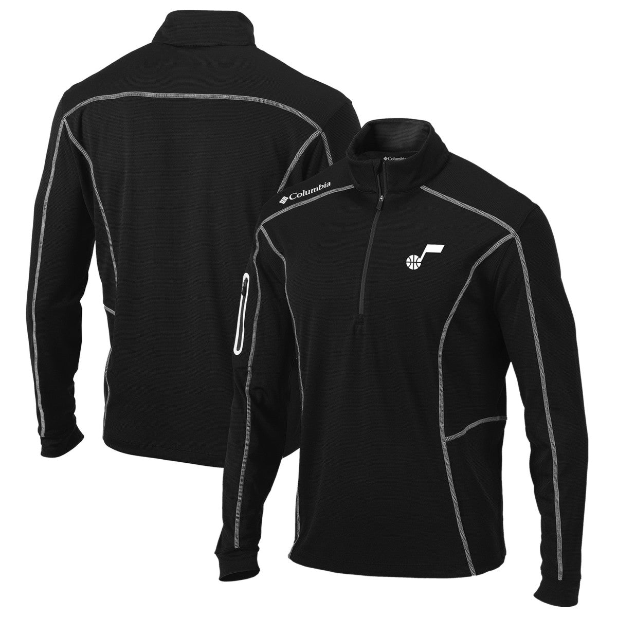 Utah Jazz Omni-Wick Shotgun Quarter-Zip Pullover Top For Sale