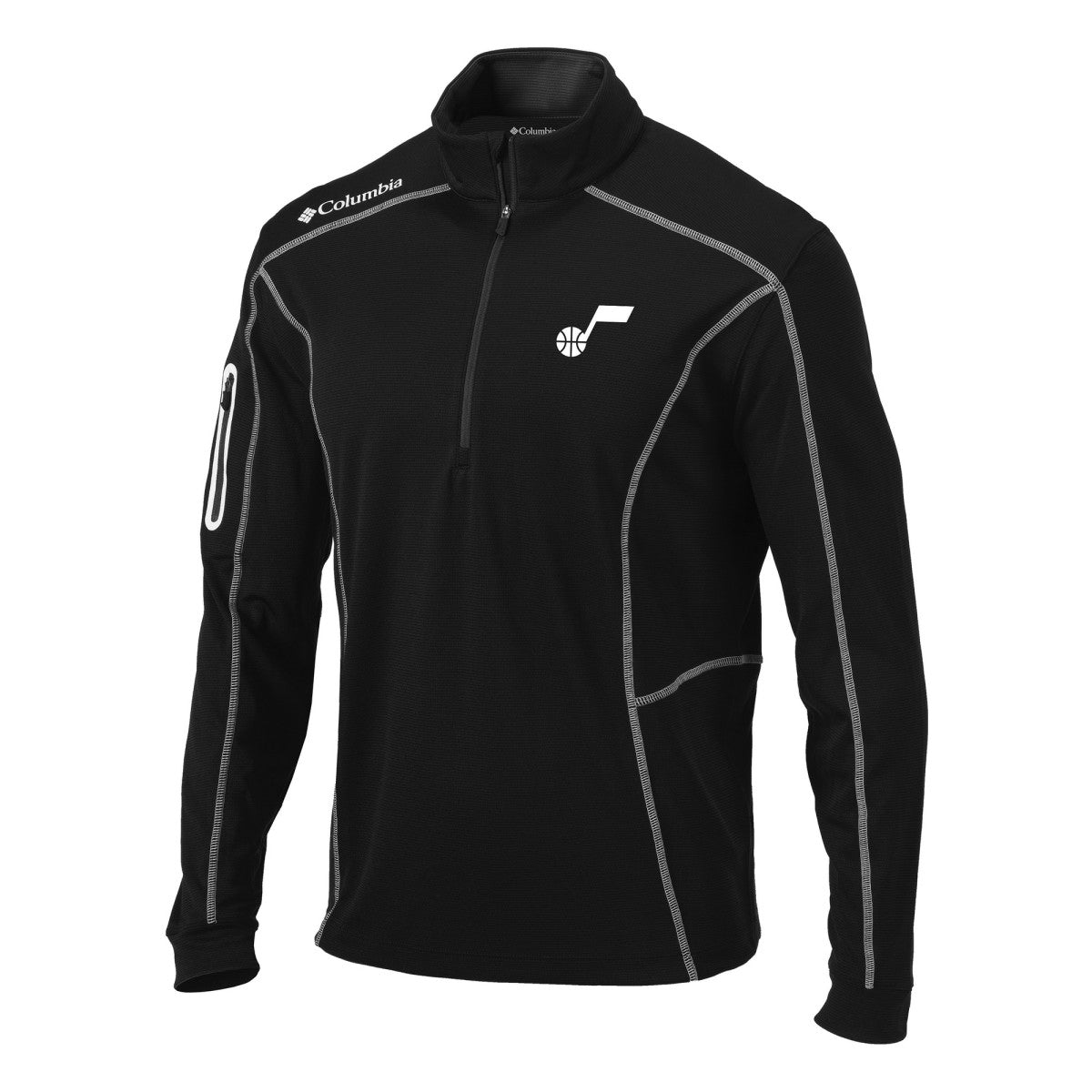 Utah Jazz Omni-Wick Shotgun Quarter-Zip Pullover Top For Sale