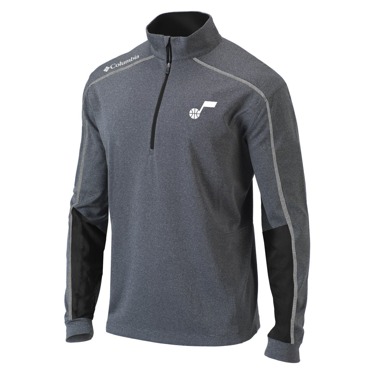 Utah Jazz Omni-Wick Shotgun 2.0 Quarter-Zip Pullover Top New