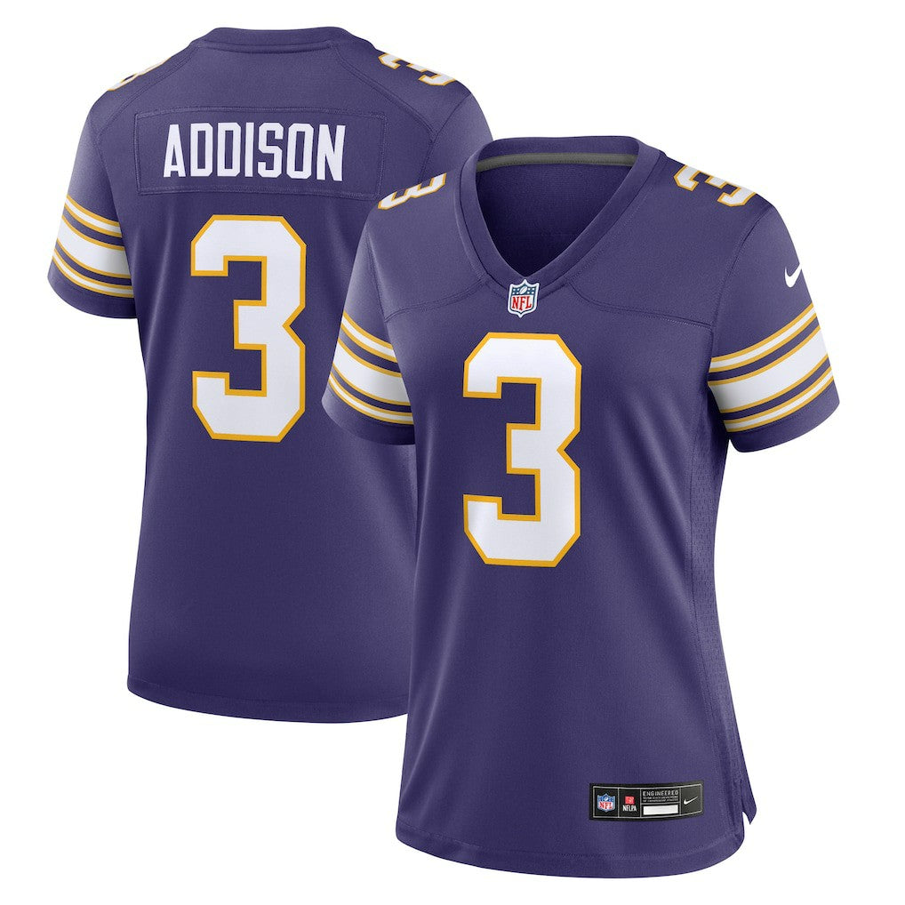 Minnesota Vikings Nike Jordan Addison  Women's Alternate Game Jersey