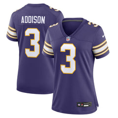 Minnesota Vikings Nike Jordan Addison  Women's Alternate Game Jersey