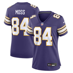 Minnesota Vikings Nike Randy Moss  Women's Classic Retired Player Game Jersey
