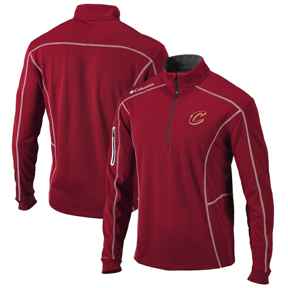 Cleveland Cavaliers Omni-Wick Shotgun Quarter-Zip Pullover Top sale Discount