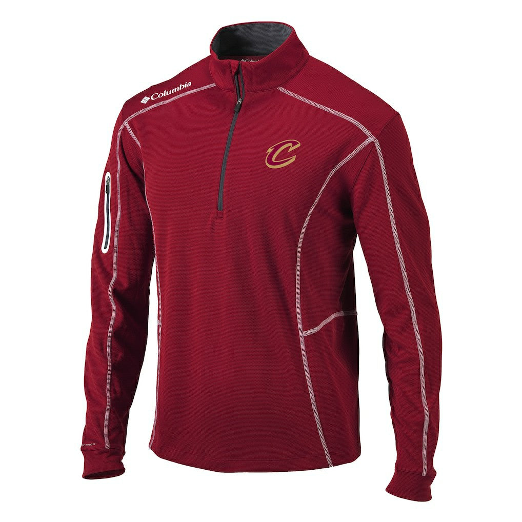 Cleveland Cavaliers Omni-Wick Shotgun Quarter-Zip Pullover Top sale Discount