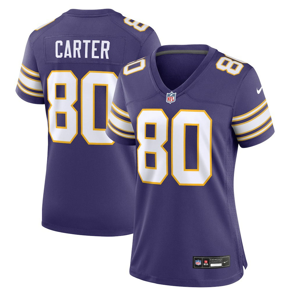 Minnesota Vikings Nike Cris Carter  Women's Classic Retired Player Game Jersey