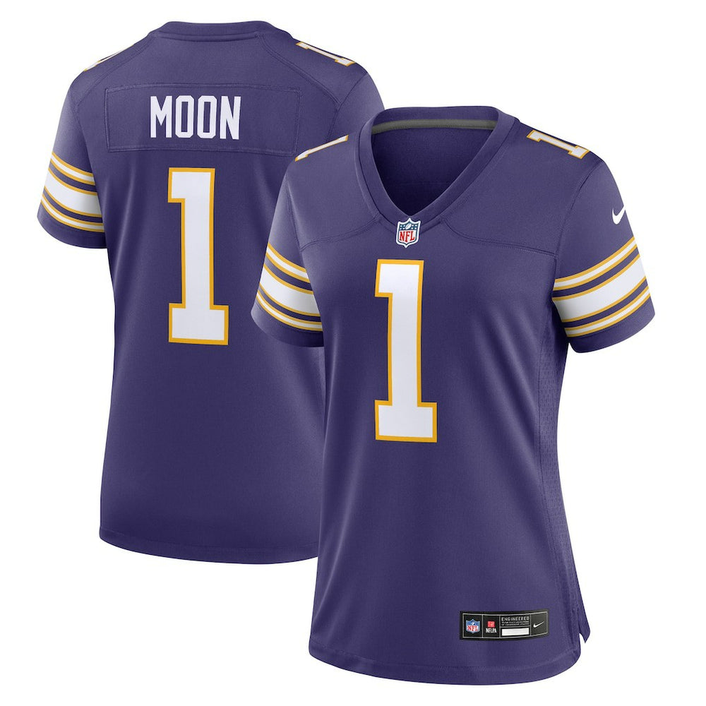 Minnesota Vikings Nike Warren Moon  Women's Classic Retired Player Game Jersey