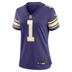 Minnesota Vikings Nike Warren Moon  Women's Classic Retired Player Game Jersey